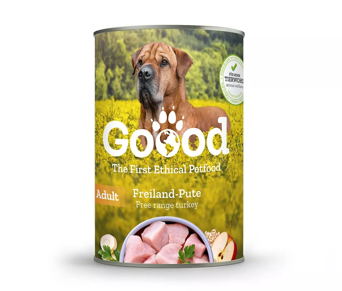 Pâtée chien adulte à la dinde fermière